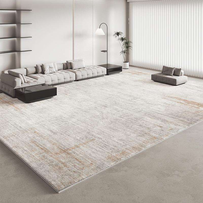 Italian Minimalist Carpets for Living Room Light Luxury Bedroom Decor Plush Carpet Fluffy Soft Grey Area Rug Home Thickened Mat