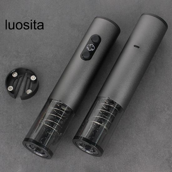 Otvírák na 1 lahve, dobíjecí elektrický otvírák na víno, automatický extraktor korku pro domácí barovou párty bez námahy