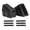 2Pcs Motorcycle Saddlebag PU Leather Saddle Bag Luggage Storage Bag Pouch Left+Right Universal For Harley Sportster XL883 XL1200