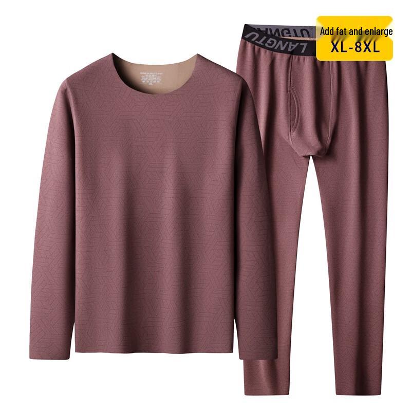 Men's Plus Size Double-Sided German Velvet Thermal Underwear