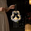 Handmade Bunny Lantern Glowing Begonia Floral Flower Lamp Eco-Friendly Easy-to-Make Handheld Light Photoshoot Decor