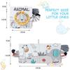 Baby Soft Cloth Book Toy With Bb Sound Early Intelligence Development Sensory Toy Toddler Animal Cognitive Toy Gift 0-12 Months