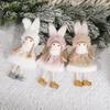 Christmas Dolls Pendant Xmas Tree Hanging Plush Home Decor Party Ornaments Gift