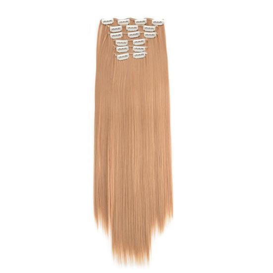 Pince à perruque, Texture douce, Simple à porter, Clips décoratifs en Fiber haute température, lisses pour femmes