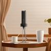 CIRCLE JOY Wall-Mounted Milk Frother, Rechargeable Milk Frother, Electric Mini Drink Mixer with 2-in-1 Stainless Steel Stand, for Coffee, Cappuccino,