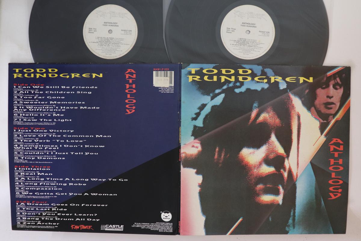 

LP Record TODD RUNDGREN - Anthology RAWLP035 RAW POWER 1987 UK Rock Used