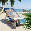 Sister Chiba 2D Flat Print Beach Towel, Large Soft Quick Dry Towel for Beach Camping SwimmingDSTJ0925019