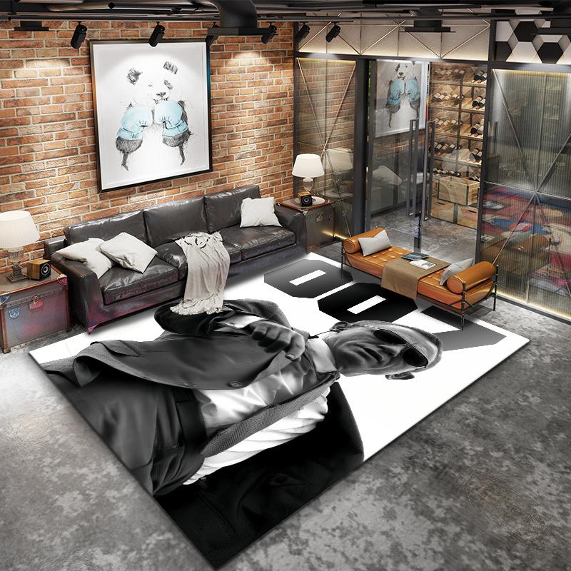 James Bond Carpet Rug for Living Room Bedroom Home Sofa Decoration,Kids play Nonslip Floor Mat