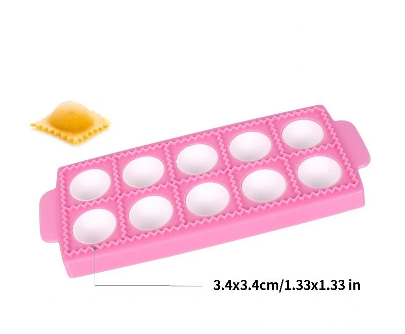 Italian Dumplings Making Mold Handmade Pastry Tool Multifunction Plastic Ravioli Mould DIY Baking Tools