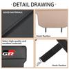 svagd6 Car Interior Seat Back Anti Child Kick Protector Pad Auto Storage Accessories For Toyota GR Sport Crown RAV4 Yaris Land Cruiser