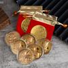1Pc 2026 Year Of The Horse Chinese Coin With Storage Bag Lucky Animal Horses Commemorative Coins New Year Collection Souvenir