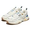 FILA Rayflide Fabric Cushioning , Wear Resistant Low top Casual Shoes Unisex White Blue Yellow Korean Style (Unisex) Casual Shoes