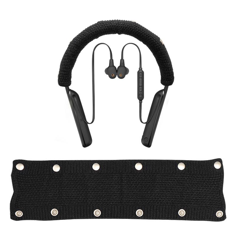 Universal Version Headphone Headband Cover Comfortable Breathable Replacement Headphone Protector Pad Knitted Cotton Fabric