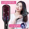 MiroPure Straightening Brush, 5-Row Teeth, Heated Hair Iron, Negative Ion, 16 Temperature Settings (MAX 230℃), Shine Enhancement, Temperature Memory,