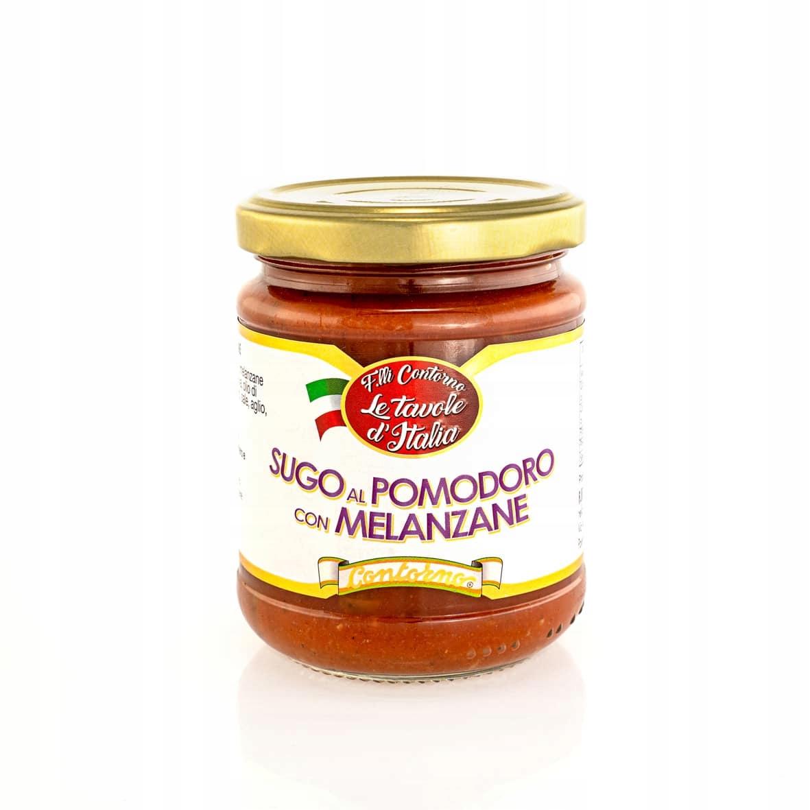 Sauce tomate avec aubergine CONTORNO 200g Sicilienne Italienne
