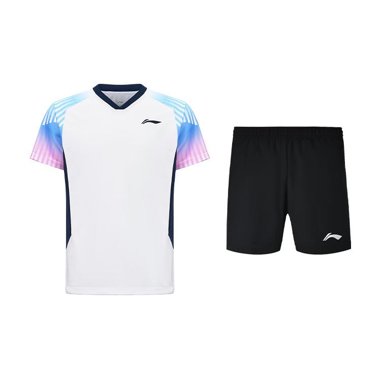 Li Ning Badminton Collection Badminton Jersey Unisex AAYV199-1+AAPU337-1 L