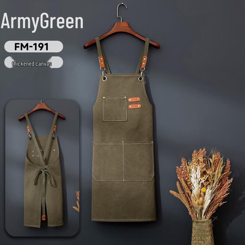 Durable Canvas Restaurant Apron
