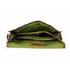 Veske Lær Geit Menns Vintage Laptop Messenger Brun Koffert Ekte Skulder
