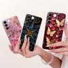 Transparent Cover For Vivo S16e 5G Case V2239A Cute Cat Fashion Butterfly Funny Painted Casing For VivoS16e 5G