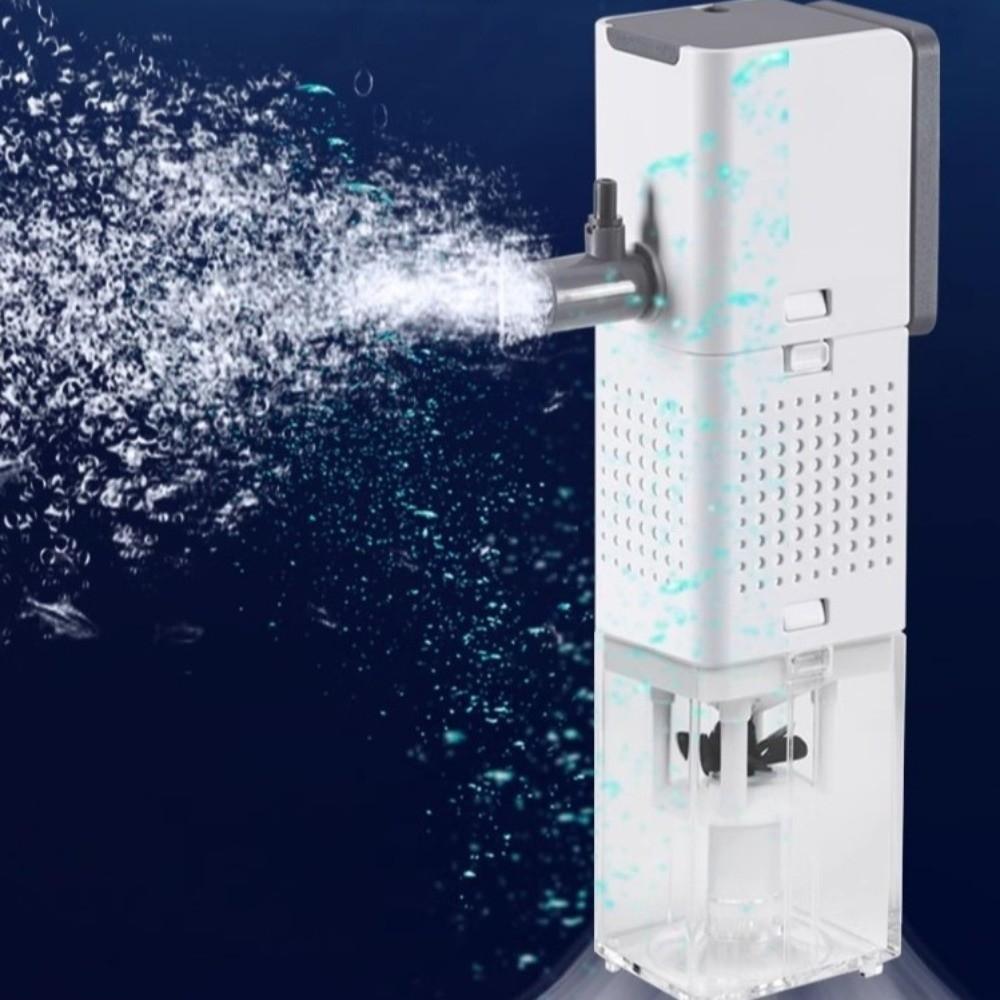 3-in-1 System Fish Tank Submersible Filter Strong Power Water Purification Pump  Feces Separation