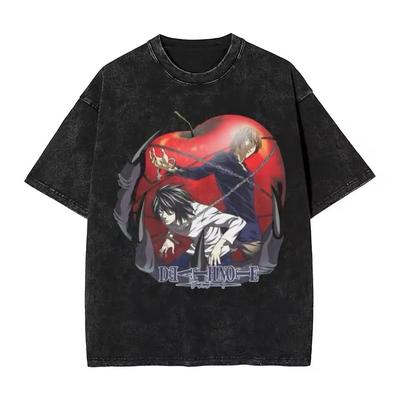 Anime Death Note Tričko Grafické Tričko Vintage Styl Bavlna