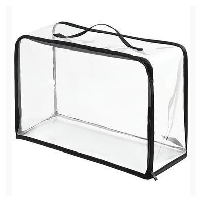 Dust Bag for Handbags PVC Clear Purse Protector Storage Bag Organizer with Zipper and Handle for