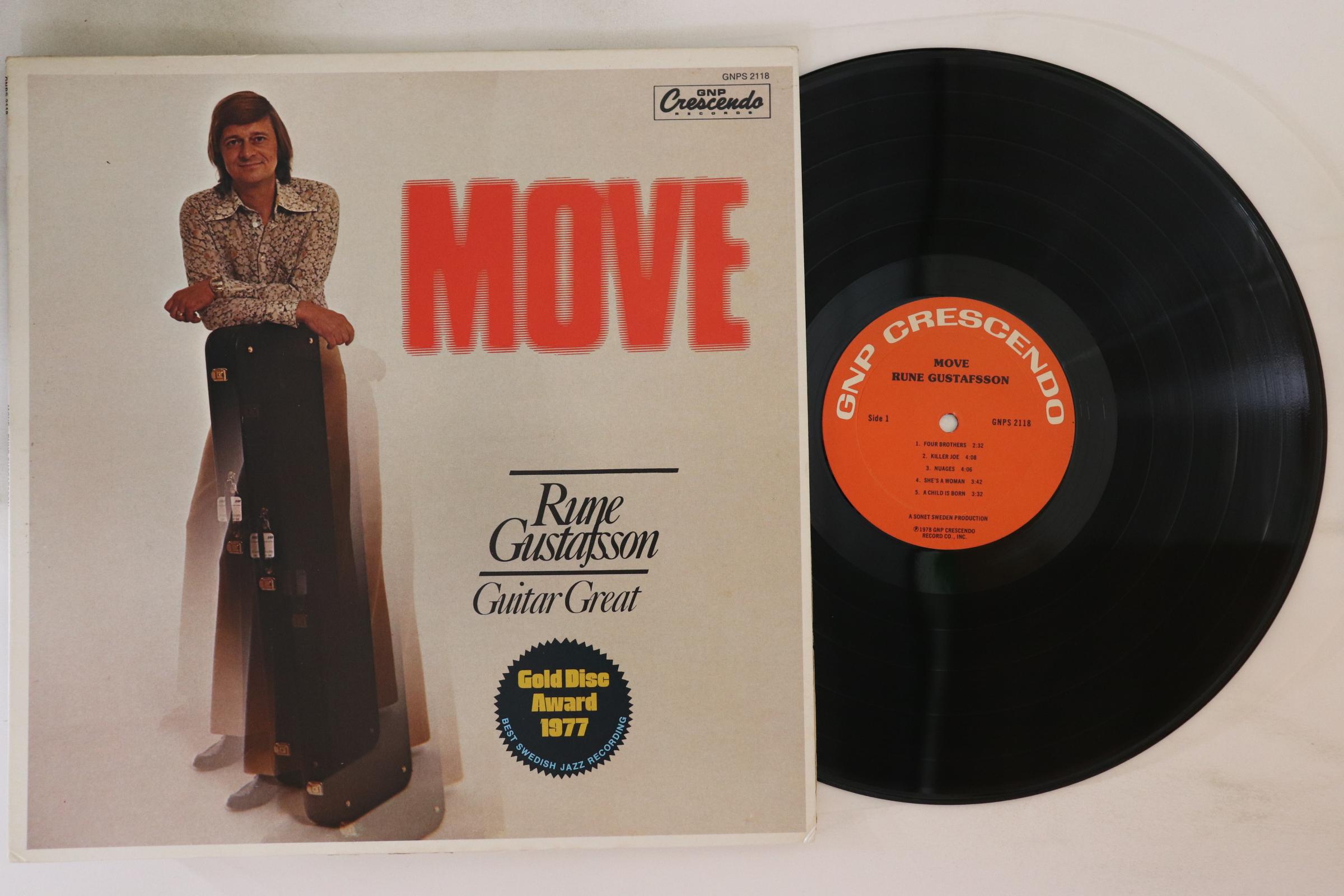 

LP Пластинка RUNE GUSTAFSSON - Move GNPS2118 GNP 1977 США Джаз Б/У