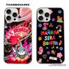 Karol G Manana Sera Bonito Phone Case For iPhone 11 12 13 14 15 16 17 Plus Pro Max Satin Glossy Colorful
