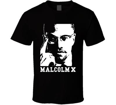 Černá historie Měsíc Malcolma X Martina Luthera Kinga Nelsona Mandely Tričko Dárek Nové