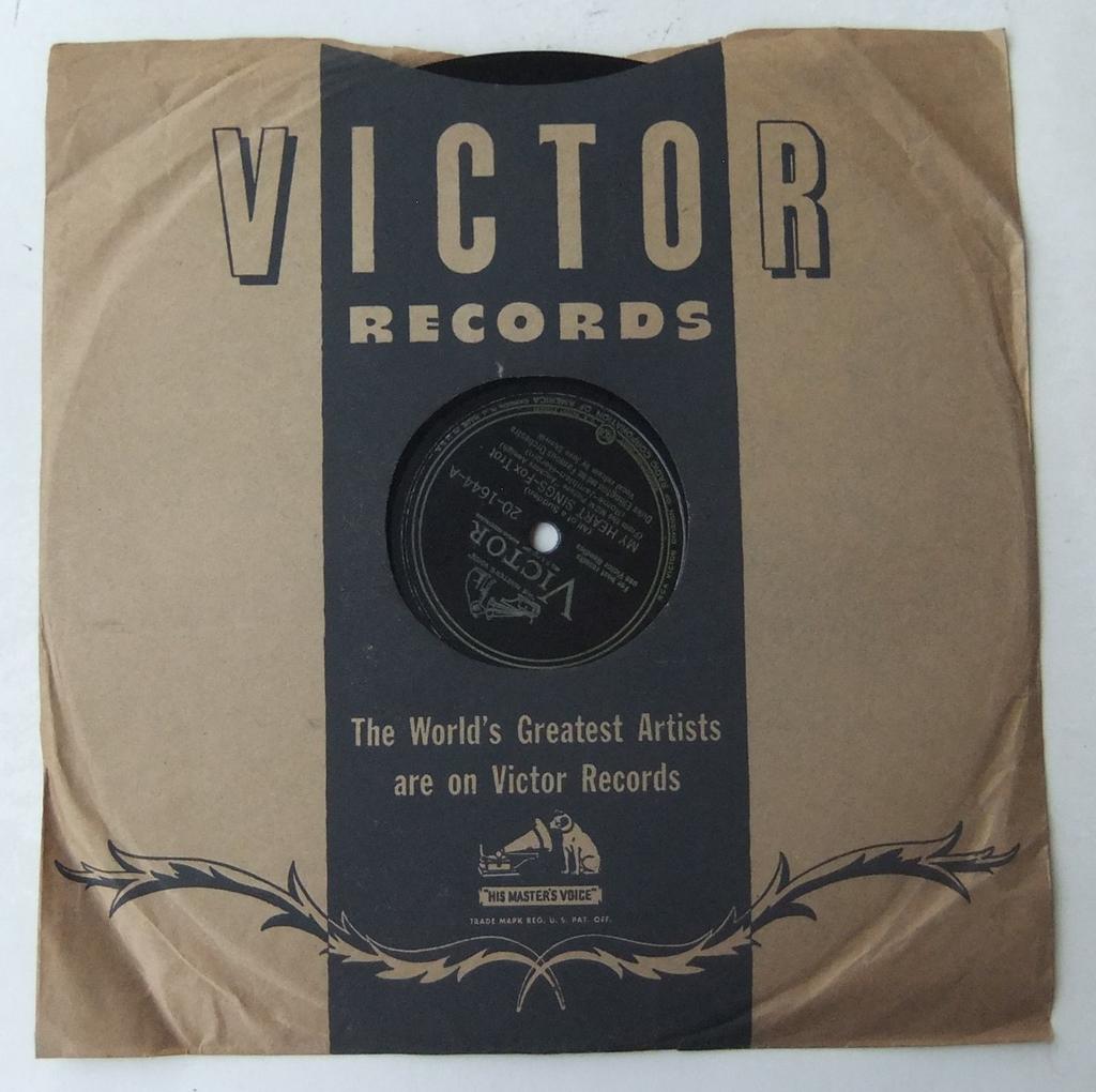SP 78 RPM DUKE ELLINGTON My Heart Sings Carnegie Blues Victor / 20-1644