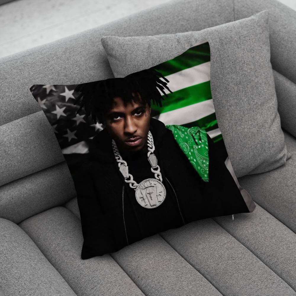 R-Rapper MASA Y-YoungBoy Pillow Case Pillowcase Home Sofa Cushions Car Cushions Pillowcover Office Pillowshell Pillow 16x16Inch