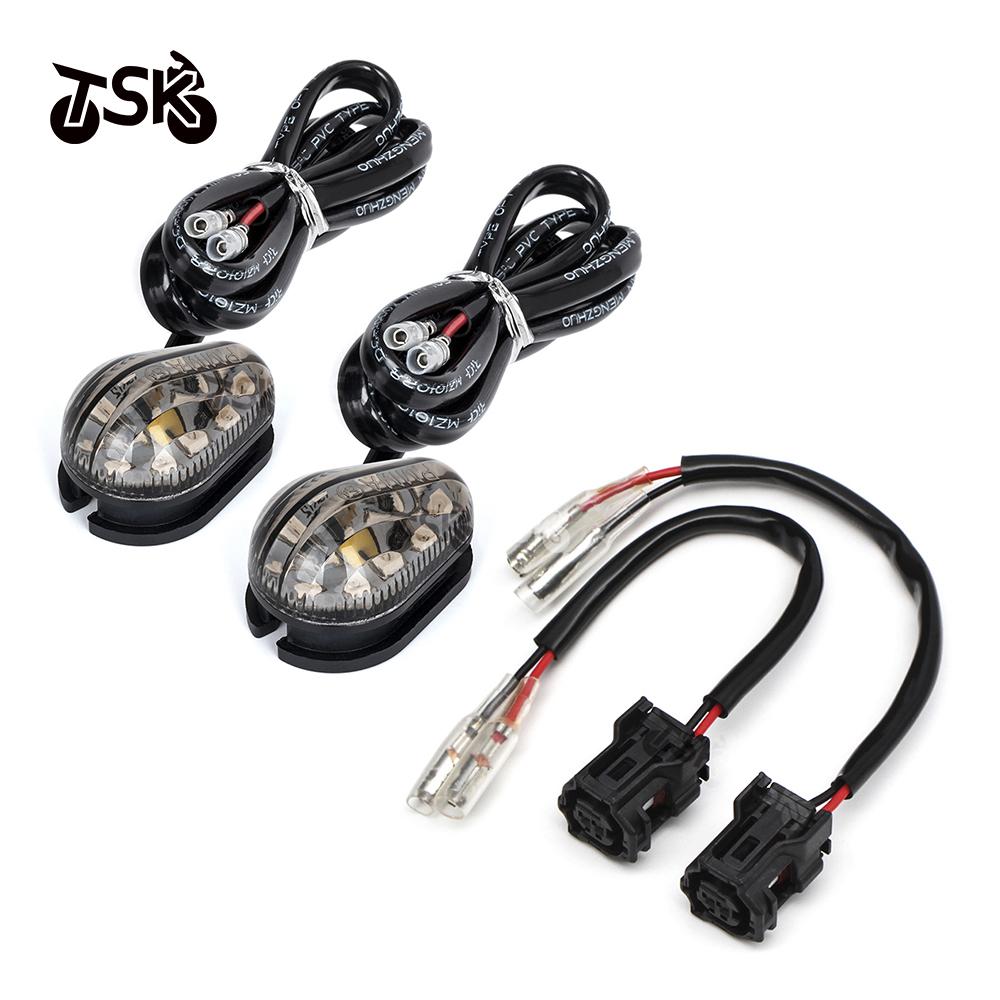 Motorcycle Mini New Indicator Lamp For YAMAHA MT MT01 MT03 MT07 MT09 MT10 LED Turn Signal Light Indicator Lamp Flush Mount