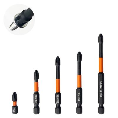 1/4Inch Hex Screwdriver Bits 5pcs 70mm Alloy Steel