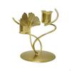 Candle Holder Centerpiece, Decorative Holder, Ginkgo Leaf for