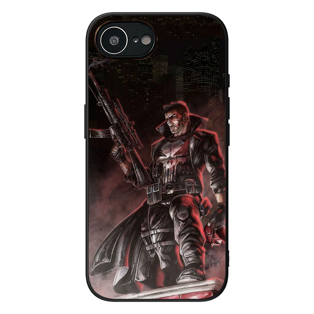 Die Marvel Punisher Schädel Hülle Handyhülle für Samsung Galaxy A56 A26 A36 A10 A20 A30 A31 A32 A50 A51 A52 A53 A33 A12 A14 Hülle