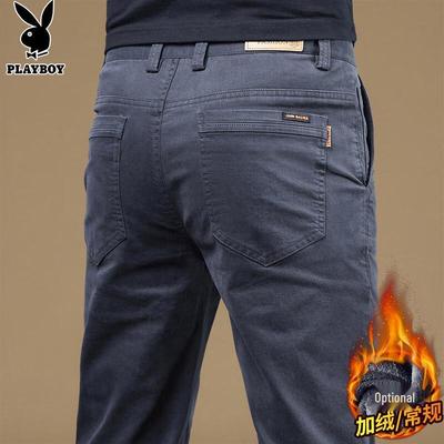 Men's Slim Fit Straight Leg Casual Pants