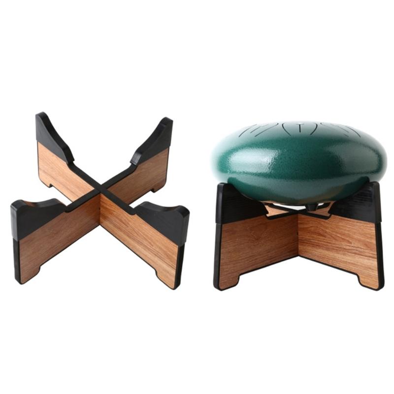 Detachable Wooden Tongue Drum Stand Portable Floor Bracket Display Rack Provides Stability For Musical Performances