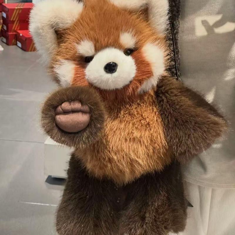 Kawaii Highland Raccoon Plush Toy 55Cm - Huggable Running Deer Stuffed Animal Made With Premium Soft Fabric, Soothing Companion