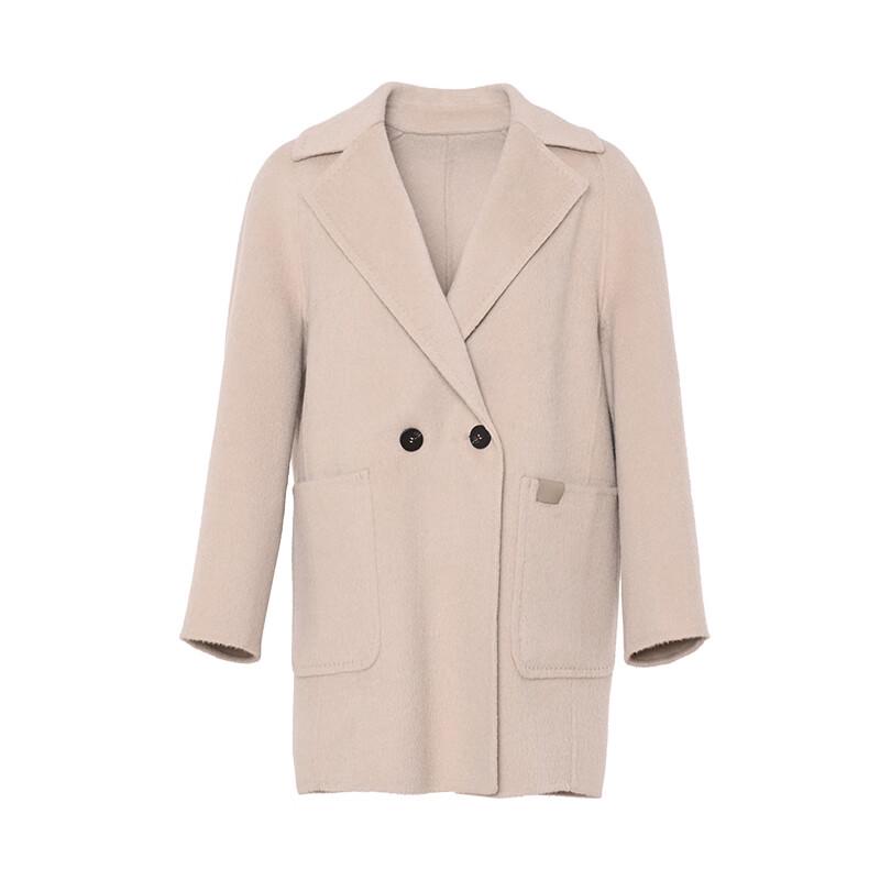 Hilemans Women's Double-Faced Wool Blend Coat