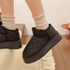 Thick-soled Bread Short Snow Boots for Women's Winter New Thickened Warm Cotton Shoes for Women
