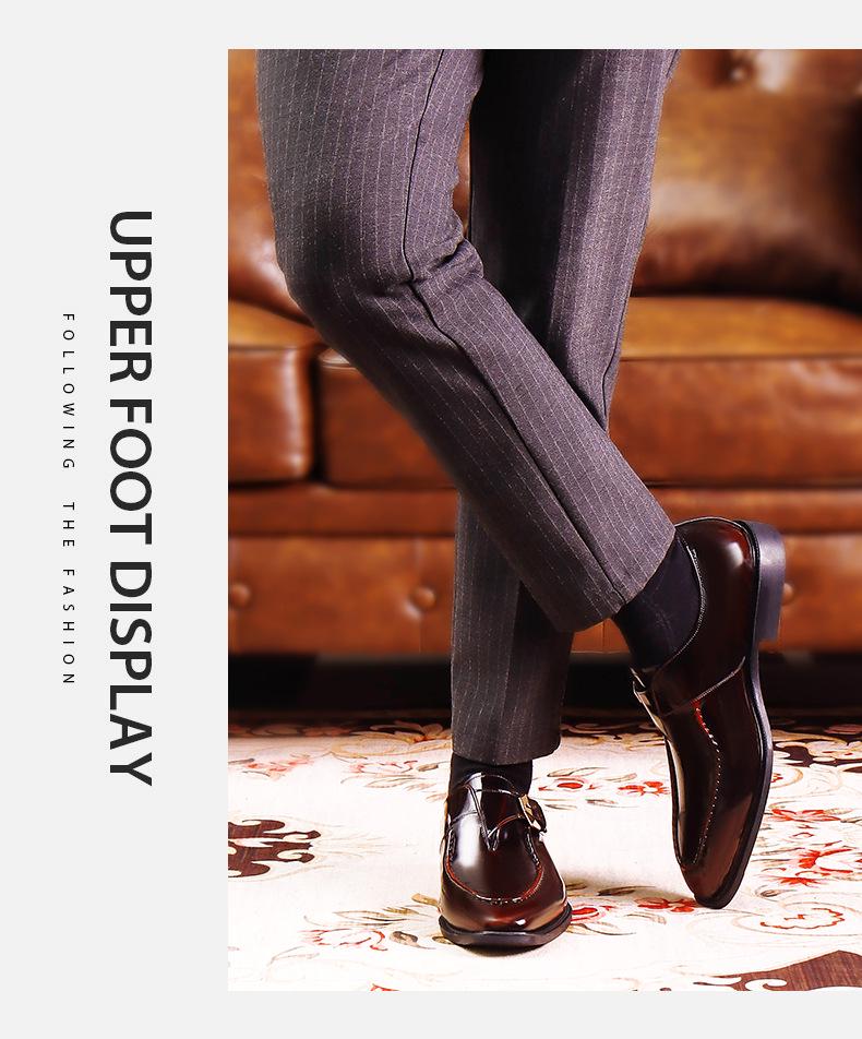 Pánské mokasíny VIP z pravé kůže, černé, nazouvací - Obchodní formální a ležérní obuv