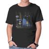 Unisex Crew Neck T-Shirt My Neighbor Bat Graphic Short Sleeve Casual Tee
