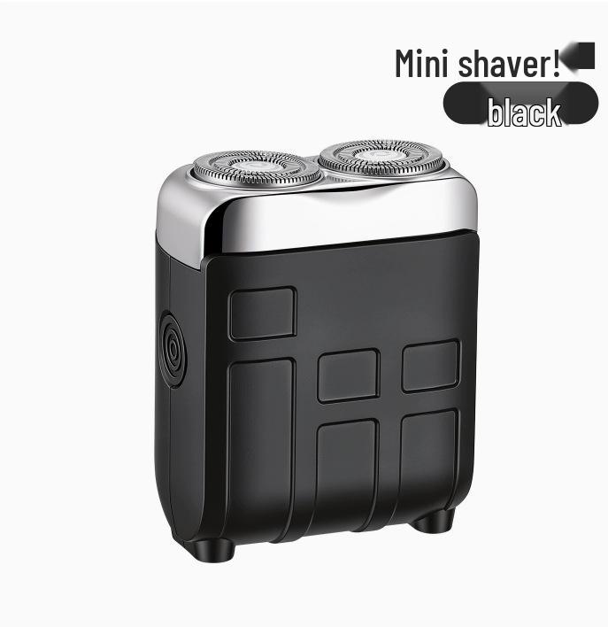 Portable Rechargeable Men's Double-Head Mini Electric Travel Shaver