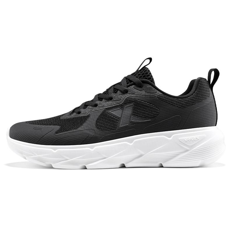 Xtep Fashionable Versatile Comfortable Shock Absorbing Wear Resistant Support Low Top Casual Running Shoes Men Sneaker Black 875119110070-4