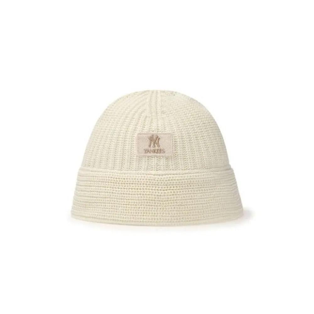[MLB] Cap JQT 3AHTB0746-50CRD Basic Knit Bucket Hat Dome Fit New York Yankees FREE