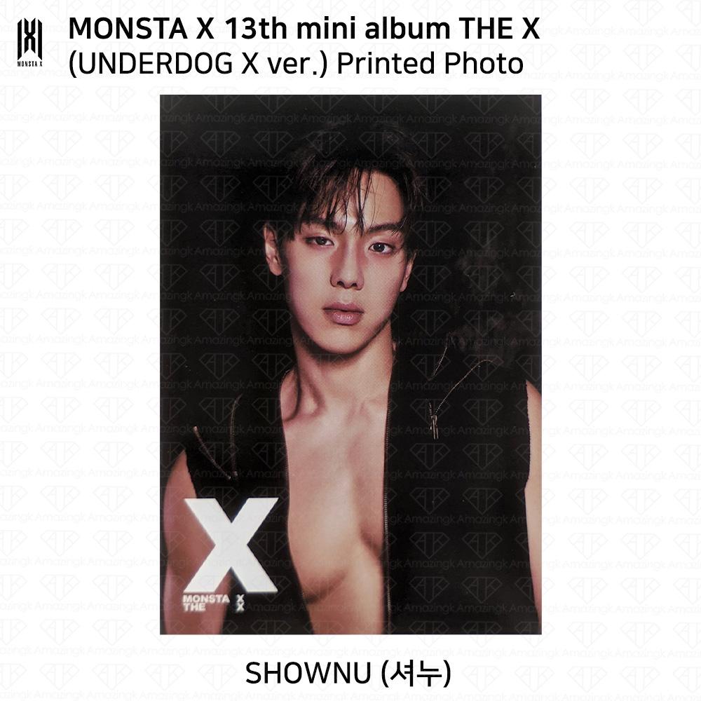 Monsta X The 13th Mini Album THE X Photobook Ver Underdog Ver Official Photocard
