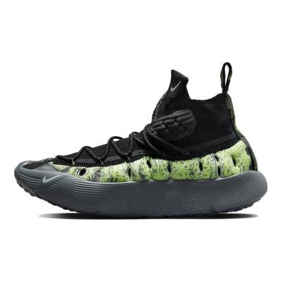 ISPA Sense Flyknit Μαύρο Νέον Πράσινο Unisex Αθλητικά Παπούτσια Θαλασσοπράσινο Καπνί Γκρι CW3203-003