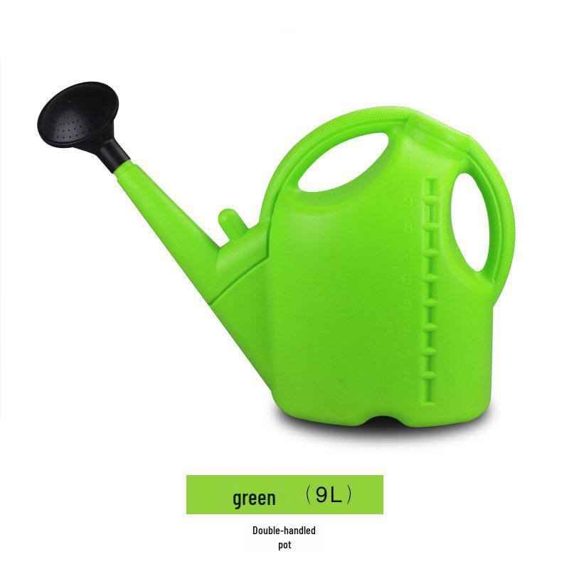 Large Capacity Long Spout Plastic Watering Can with Spray Function - 3L To 12L