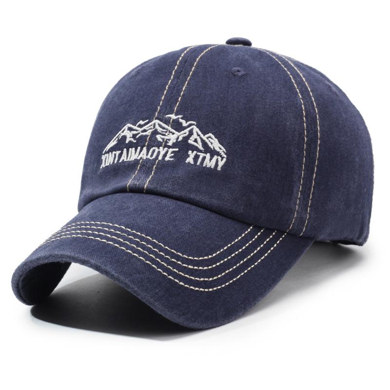 

Приключения - Готовая вышитая бейсболка для отдыха и спорта темно-синий