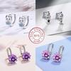 925 Silver Earrings AAA Zircon Pretty Earring For Women Wedding Engagement Fine Fashion Jewelry Accessories Party Gift